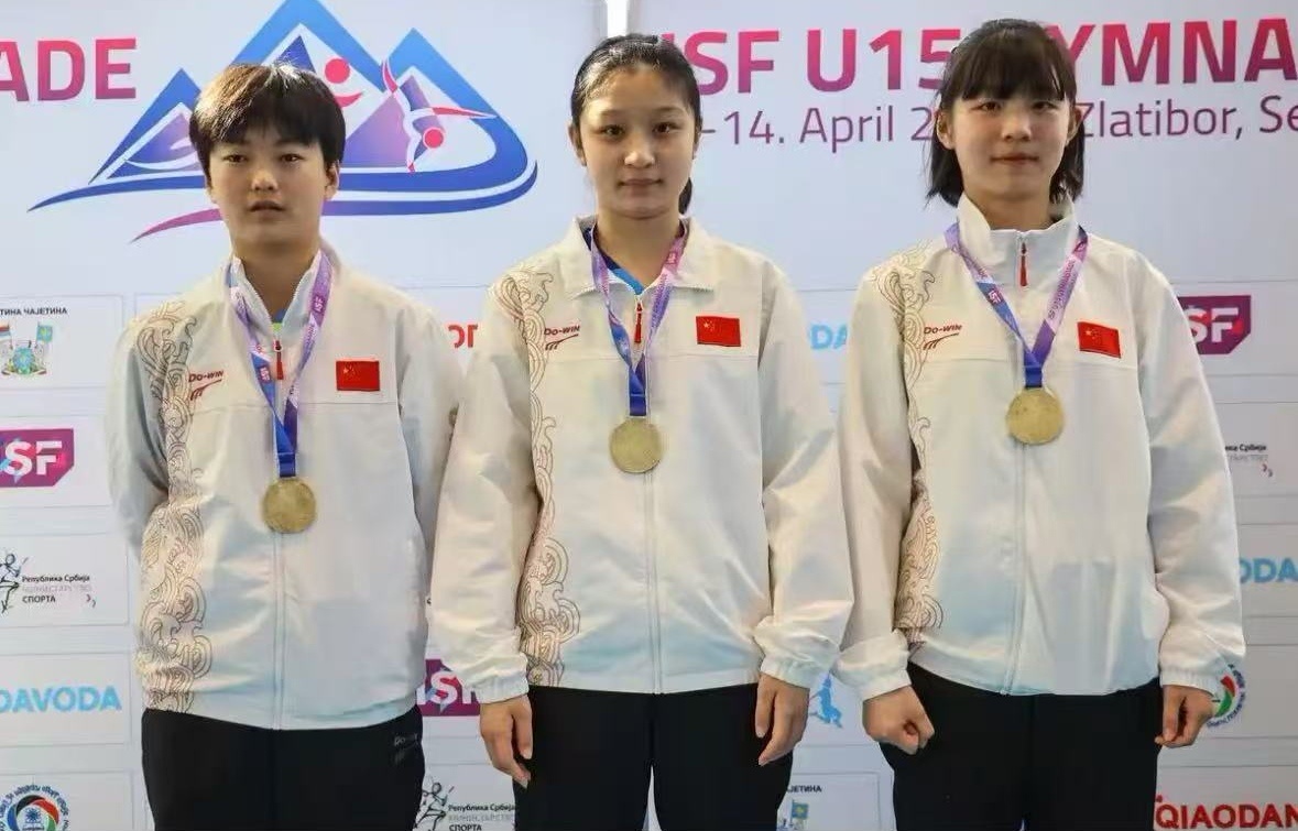kaiyun入口哈三中教师指导中国女子乒乓球队夺得U15世界中学生夏季运动会团体冠军(图1)